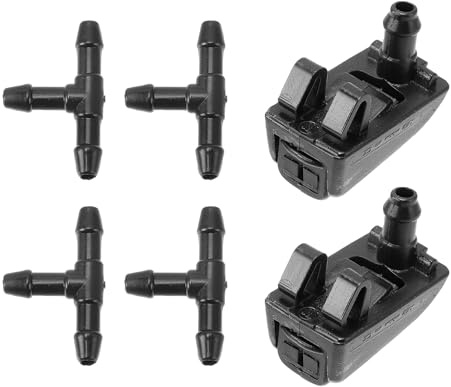 Partuto Kit De Boquillas De Lavado De Parabrisas Para Skoda Octavia 2004-2013 Boquillas De Pulverización De Parabrisas Chorro De Lavado De Limpiaparabrisas No.1Z0955985 4 Pcs