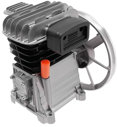 CLEADONG Luftkompressor-Pumpenkopf, Kompressor Aggregat, Druckluft Kompressor Aggregat ölgeschmierter Flüsterkompressor, für Aluminium-Luftkompressorpumpe
