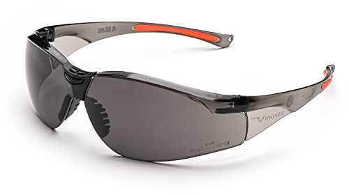 Univet 513.01.10.02 Schutzbrille Nr.513 mit rauchigem Glas in rauch-grau/orange