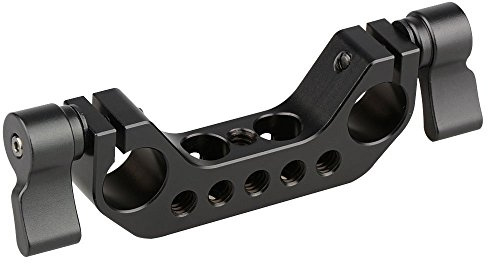 CAMVATE 15mm Rod Clamp mit 1/4-20 Gewinde für DSLR-Kamera Rig Cage