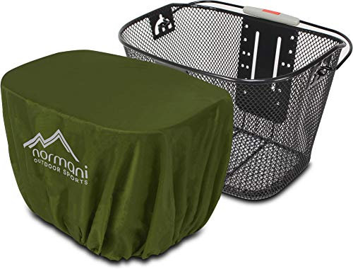 normani Fahrradkorb Regenhülle, wasserdichte Universalabdeckung XXL Farbe Oliv