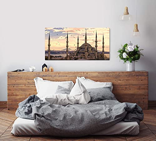 Paul Sinus Art Istanbul bei Sonnenaufgang Wandbild 60x120cm