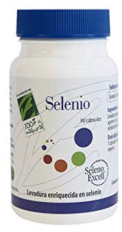 Selenio de 100% Natural - SelenoExcell® - Potente Antioxidante - Refuerza el Sistema Inmune - Protección Contra el Daño Oxidativo - Apoya la Función Tiroidea - Salud Reproductiva Masculina - 90 Caps