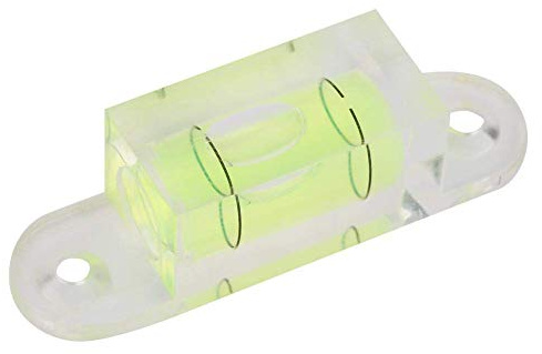 ABS Wasserwaage Level Bubble mit Befestigungslöchern Kleine Wasserwaage zur Messung des Gleichgewichts