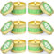 Velas de Citronela para Exterior, Velas Citronela Cera de Soja 60-90 Horas Vela Interior de Limón para Camping, Jardín, Fiestas Familiar, 6 Velas