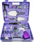 KAHEIGN 10Pcs Outils de Jardinage, Impression De Fleurs Violettes Outil à Main De Jardin Pelle à Manche Ergonomique Et Sécateur, Râteau, Pulvérisateur d'eau, Cadeaux De Jardinage pour Femmes, Hommes