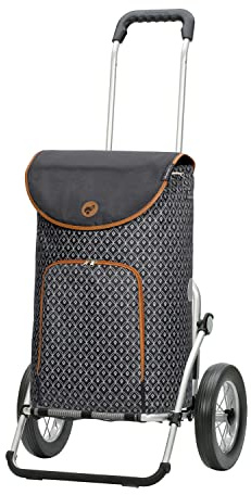 ANDERSEN Einkaufstrolley - Royal Shopper Famke anthrazit 47 L modisch,Thermo, Aluminium, klappbar, leichtgängig