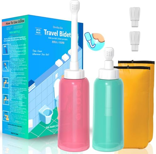 2 bidet portatile, lavaggio intimo per donna..