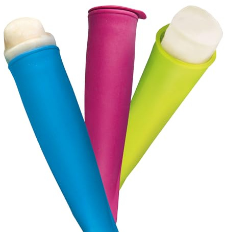 Hundeeis Lollies 3 Stück mit Füllung - Immer Wieder verwendbare Eisformen aus Silikon