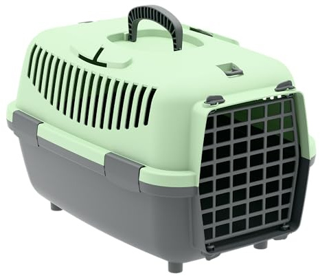 Nomade 1 Hundebox - Transportbox für kleine Hunde und Katzen - 48 x 32 x 32 cm - Kann bis zu 6 kg tragen. Robustes Polypropylen. Türen aus Kunststoff