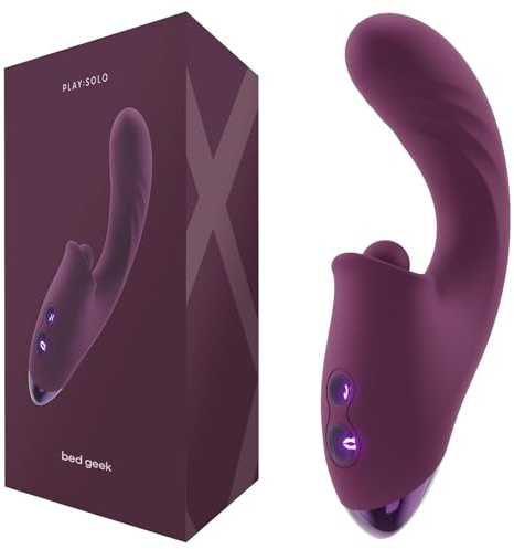 Doppelter Stimulations-Vibrator für Frauen – 5 Stoßmodi, 10 Klitoris-Stimulator-Vibrationsmodi, 5 G-Punkt-Muster