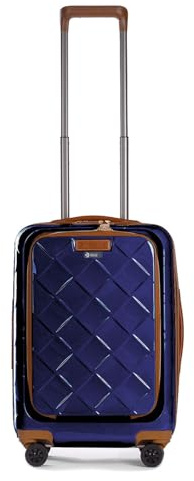 Stratic Leather & More Trolley with Front Pocket S Blue