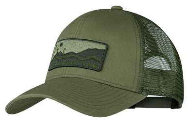BUFF®| Kappe Explore Trucker Männlich Weiblich Erwachsene Verstellbar, Komfortabel, Atmungsaktiv, Qualität, Modern, Outdoor, L/XL, Vert