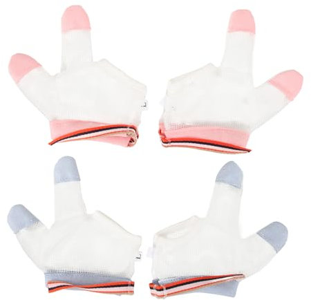 SOIMISS 2paare Protective Hand Gloves Für Sicheres Anti-eating Hand Rectifiers Verschiedenen Farben Verstellbar Und Atmungsaktiv Geeignet Für Kleinkinder Schützt Vor Schädlichen