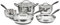 Cuisinart Radiant PRO 8-Piece Stainless with Brushed Titanium Finish Cookware Set