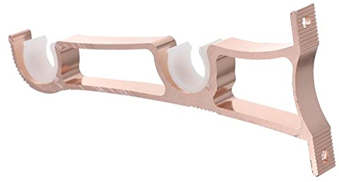 GARVALON Soporte De Barra Doble para Cortinas De Resistente y Fácil De Instalar para Hogares Oficinas y Hoteles