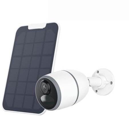 VEKELETE 5MP 3G/4G LTE PT Camera 4K 8MP Cellular Outdoor Security Camera Smart Detection Battery/Solar Powered IP Camera(E/U_4MP CAM ADD SOLAR_PAL)