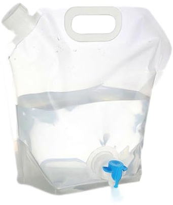 Sac D'eau Pliable, 5/10L Bidon Eau Pliable Avec Robinet Et Couvercle, Sac À Eau Potable, Conteneur D'eau, Réservoir D'eau Flexible, Poche D'eau Portable Extérieur Pour Camping Randonnée LePique Nique