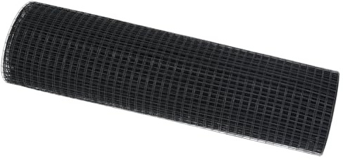 Brokky 42005198 Recinzione in Fili Saldati Grigia 0.4x25 m in Acciaio Rete in Rotolo per Recinzioni Metalliche da Giardino,Pollaio,Vigneto,Recinzione Rigida Resistente