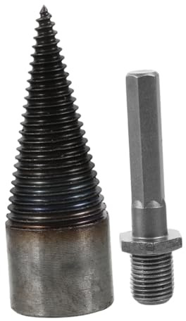 KONTONTY Punta Spaccalegna Trapano Esagonale per da Bit Divisore Legno Resistente e Versatile per Spaccare Tronchi e Risparmiare