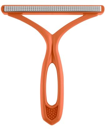 Homiladi 1 Pcs Carpet Brush for Pet Hair Removal | Efficient Orange Pet Hair Remover Tool for Carpet, Sofa, Furniture, Car and Pet Bed, Portable and Easy to Clean