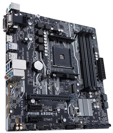 Motherboard Scheda madre Fit For ASUS PRIME A320M-A supporta 5600 5700X 5700x3D 5800x3D DDR4 3200+(OC) M.2 PCIe 3.0 AM4 HDMI mATX