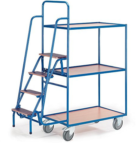 Rollcart Tischwagen mit 4 Trittstufen, 08-7273