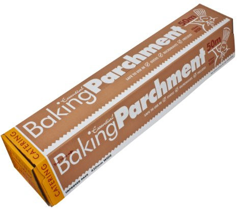450mm x 50m Roll Kitchen Catering Baking Parchment Tray Tin Lining Paper Cooking