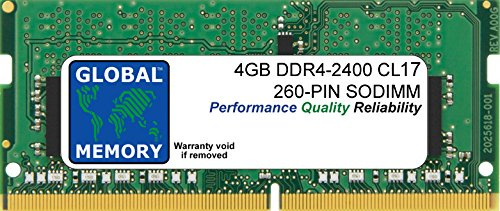 4GB DDR4 2400MHz PC4-19200 260-PIN SODIMM MINNE RAM FÖR INTEL 27 TUM RETINA 5K IMAC (2017)