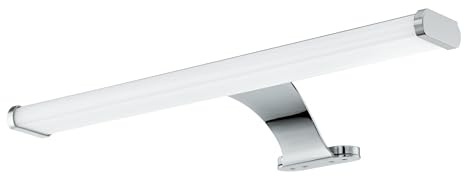 Eglo LED Applique miroir Vinchio, lampe miroir LED 1 flamme en acier et