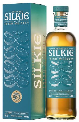 Sliabh Liag The Legendary Silkie Irish Whiskey 70 cl, 46% ABV - Green Apple Orange Zest Stem Ginger Peat - Blend of Double and Triple Distilled Single Malts - Distilled in Donegal
