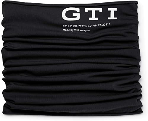 Volkswagen 5HV084303A041 Multifunktionstuch GTI Schal Tuch Allrounder Loop Kopftuch Schlauchschal Halstuch, Schwarz