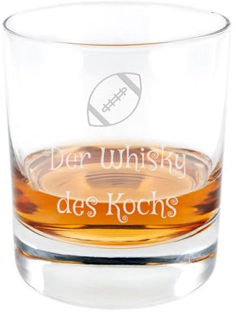 Ocadeau Bicchiere da whisky inciso personalizzato - Bicchiere a bordo diritto con incisione di testo - Bicchiere da aperitivo con alcol - Bicchiere da whisky personalizzato