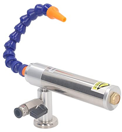 Pistolet de Refroidissement à Air Froid Vortex, Ensemble de 5 Pièces de Pistolet de Refroidissement à Air Froid Anti-corrosion en Alliage d'aluminium pour le Traitement des Matrices