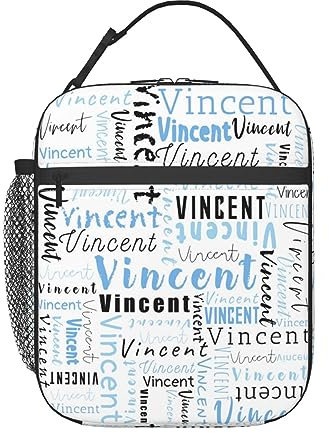 Bolsa de almuerzo personalizada, lonchera aislada con foto personalizada, bolsa térmica de doble compartimento con hombro para niñas, niños y adultos, bolsa de almuerzo para picnic/trabajo/escuela