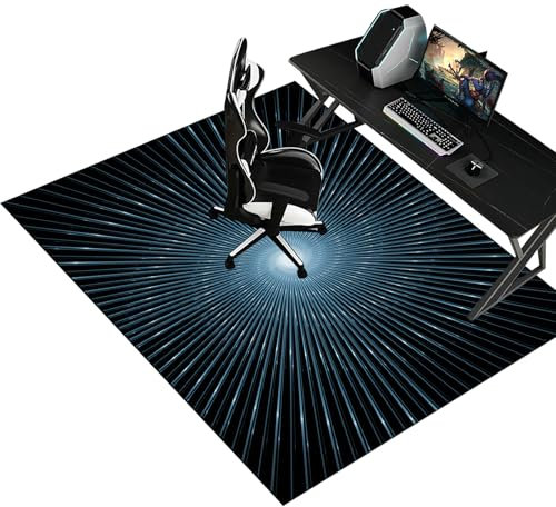 Fzamudng Bürostuhl Unterlage, Bodenschutzmatte für Teppich, Computerstuhl Teppiche, Bodenschutzmatte Bürostuhl, Schutzmatte für Laminat, Gaming Teppich, Stuhlmatte für Home Office 180 x 200 cm