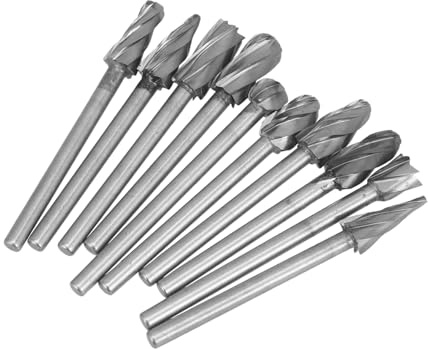 Gatuida 30stücke Teiliges Set Carbide Rotary Burrs Für Metallbearbeitung Holzschnitzerei Und Schmuckherstellung Vielseitige Fräser Für Verschiedene Materialien Kompatibel Mit Meisten