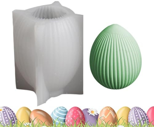 Stampo in silicone a di coniglio pasquale, stampi 3D per candele a di coniglio, stampi in silicone per candele pasquali, decorazioni per la casa pasquale, stampo in silicone per uova di