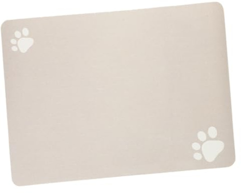 TOYANDONA Hundematte für Futter und Wasser rutschfest Absorbierend zu Reinigen und Katzen Verhindert Auslaufen Strapazierfähiges Design