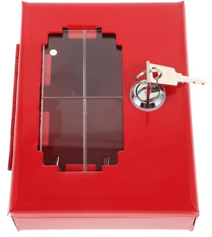 COOPHYA Cassetta Porta Chiavi Sicurezza Da Parete Con Serratura Integrata Per Estintori e Carte Scatola Chiavi Outdoor Per Emergenze Supporto Muro Facile Da Installare Per Casa e Ufficio