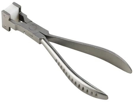 WANGCL Gripper Ring Tång Ring Böjtång Smycken Reparationsverktyg för armband Böjning av fjäderring och formtång med nylonkäftar
