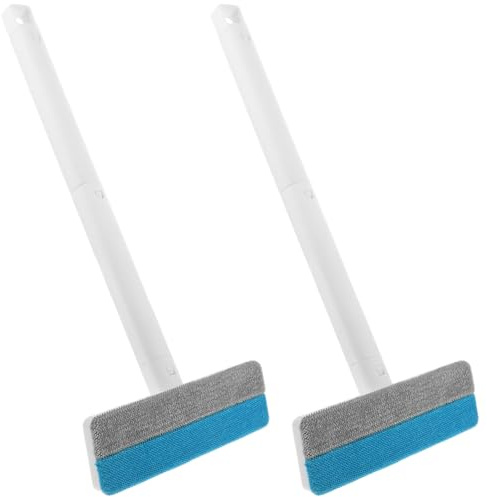 DINHEAROM 2pcs Pet Hair Remover Brush Double-way Roller for Cat Dog Beds Carpets Furniture Car Seats Washable Pet Hair Lint Cleaner