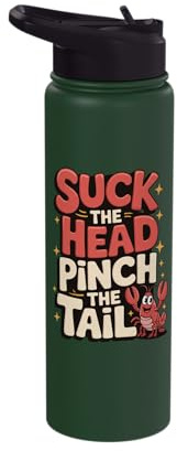 Suck The Head Pinch The Tail Stainless Steel Insulated Water Bottle