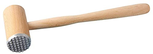 Fackelmann - Maza para ablandar la Carne (32 cm), Madera con Superficie de Metal