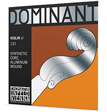 Thomastik-Infeld Dominant cuerda de violín La 4/4 – cuerda individual (131), núcleo sintético, entorchado de aluminio, tensión media