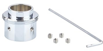 Eurotronic Danfoss RA Metalladapter für Heizkörperventile 20/23 mm | Passend für Danfoss RA Heizkörperventile, Adapter aus Metall, langlebig und robust, einfacher Austausch, Anschluss 20/23 mm