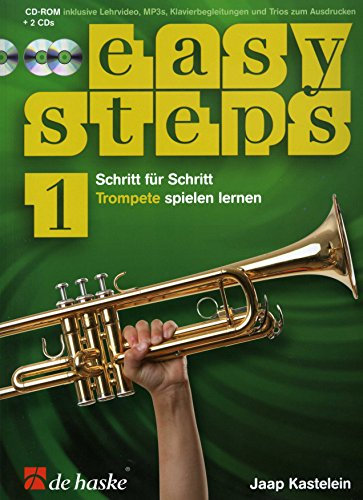 Verlag Hal Leonard MGB Easy Steps 1 - arrangiert für Trompete - mit 2 CD´s - mit CD-ROM [Noten/Sheetmusic] Komponist: KASTELEIN JAAP