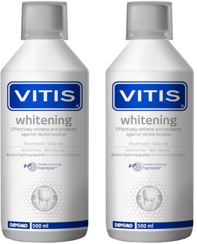 VITIS Collutorio sbiancante, 500 ml, confezione da 2
