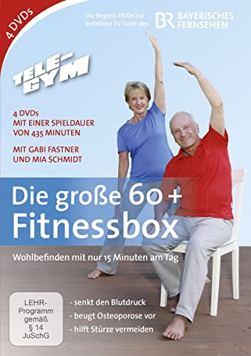 TELE-GYM Die große 60+ Fitnessbox [4 DVDs] [4 DVDs]