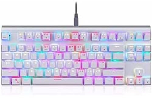 Mechanische Gaming-Tastatur Motospeed CK101 RGB (Weiß)